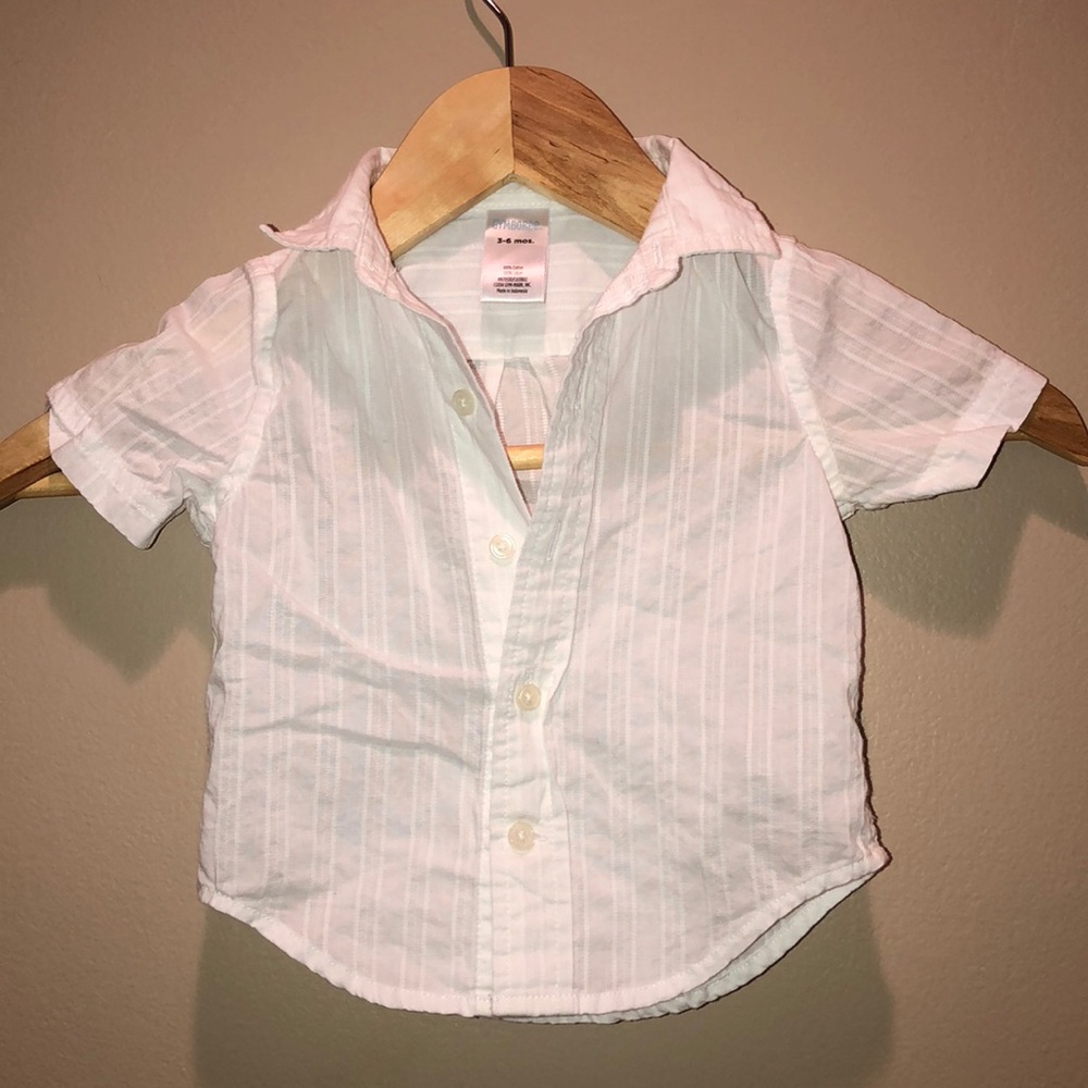 Boys linen shirt 3-6 mo